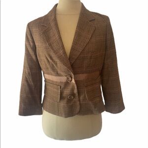 Ideology Women’s Plaid Jacket  •Size 6